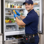 Arçelik buzdolabı bakımı sırasında iç temizlik işlemi