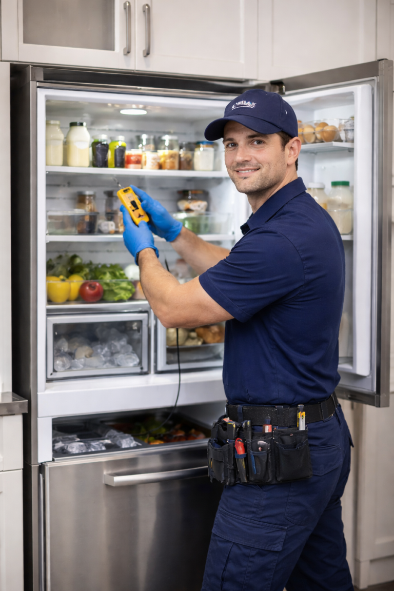 Arçelik buzdolabı bakımı sırasında iç temizlik işlemi
