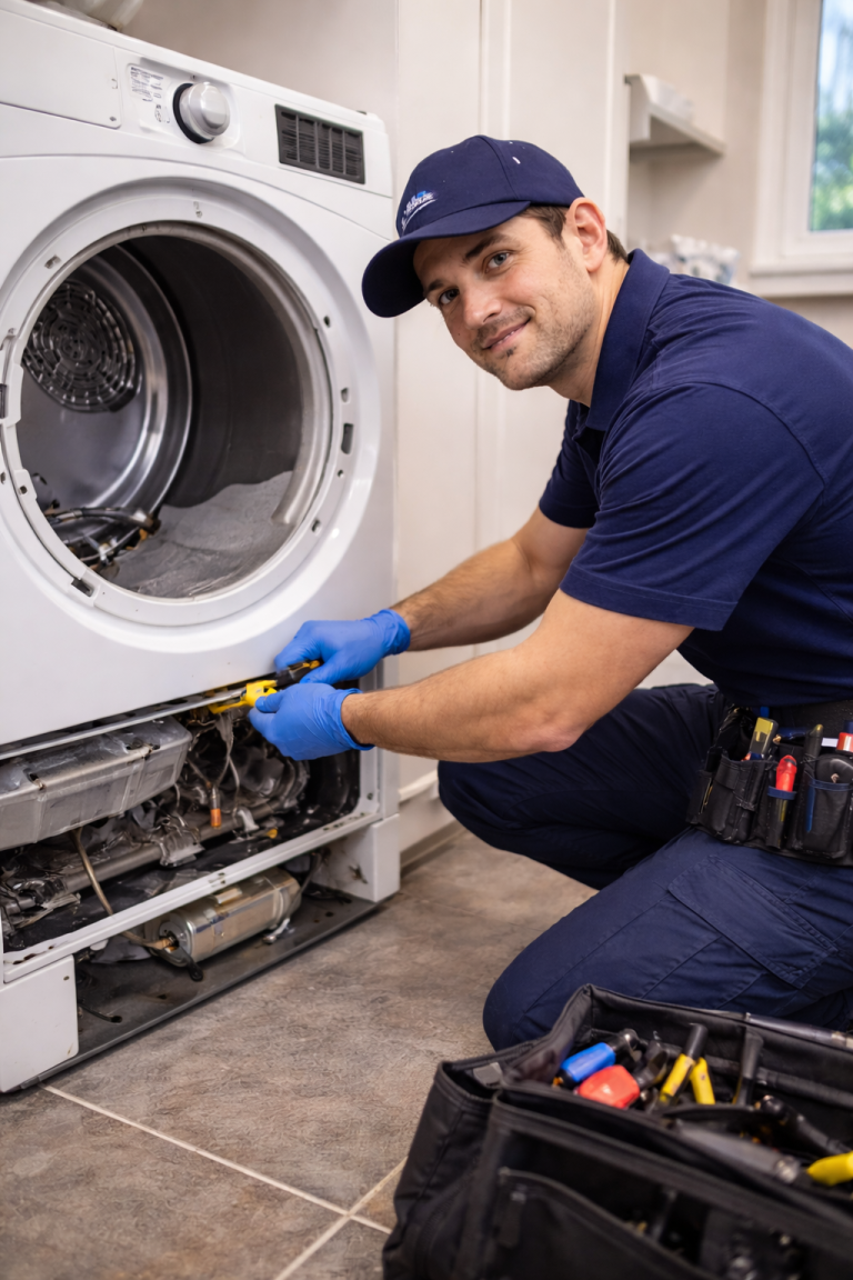 Kurutma makinesi filtre temizliği işlemi